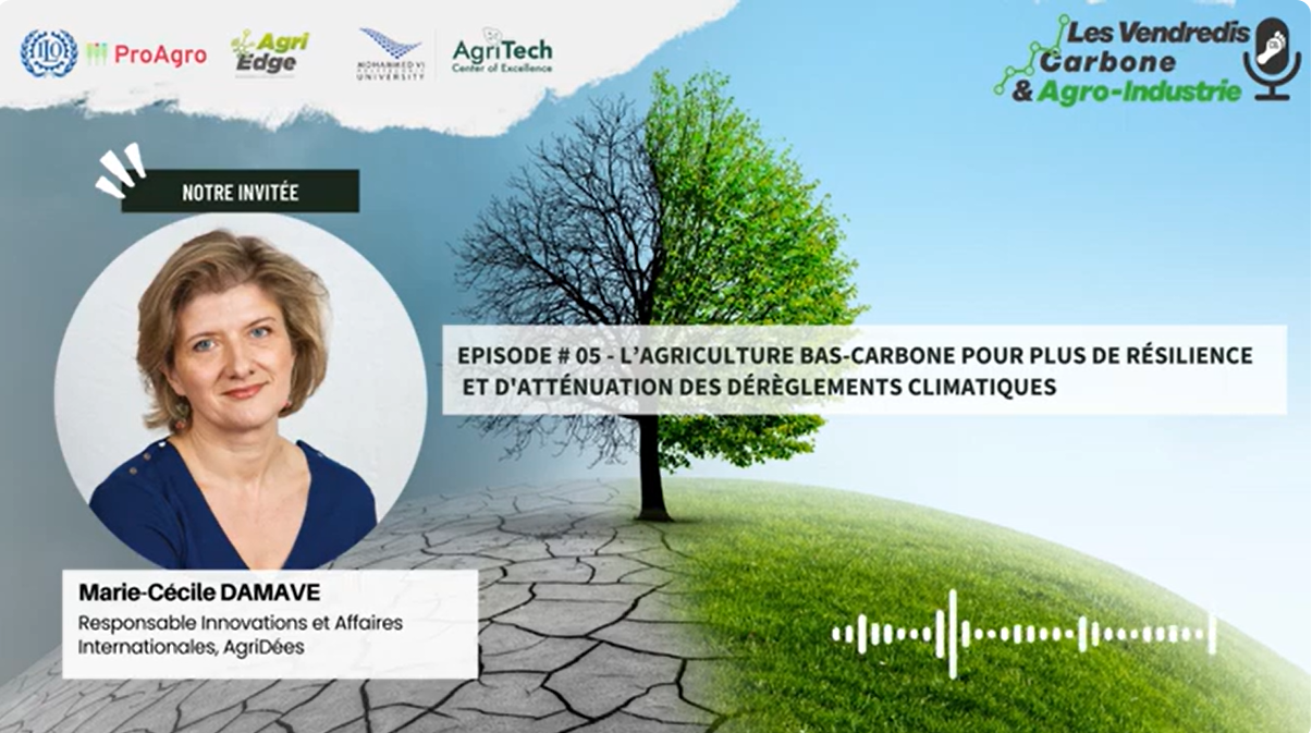 Episode 05 - L’agriculture bas carbone, plus de résilience et d'atténuation des dérèglements climatiques